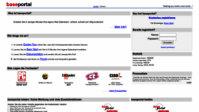 What Baseportal.de website looked like in 2023 (This year)