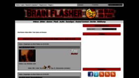 What Brainflasher.com website looked like in 2023 (This year)