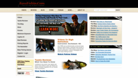 What Bassfishin.com website looked like in 2023 (This year)