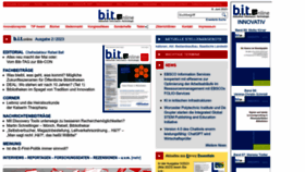 What B-i-t-online.de website looked like in 2023 (This year)