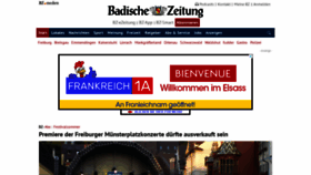 What Badische-zeitung.de website looked like in 2023 (This year)