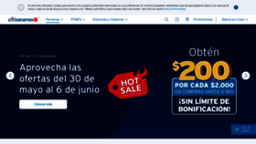 What Banamex.com website looked like in 2023 (This year)