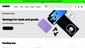 What Belkin.com website looked like in 2023 (This year)