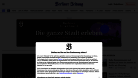 What Berliner-zeitung.de website looked like in 2023 (This year)