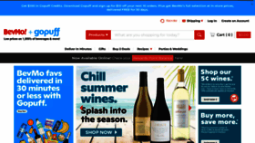 What Bevmo.com website looked like in 2023 (This year)