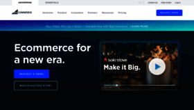 What Bigcommerce.com website looked like in 2023 (This year)