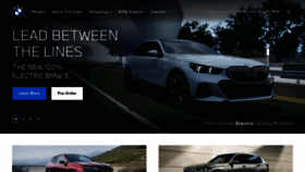 What Bmwusa.com website looked like in 2023 (This year)