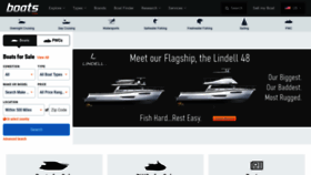 What Boats.com website looked like in 2023 (This year)