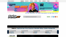 What Bola.net website looked like in 2023 (This year)