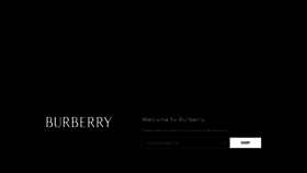 What Burberry.com website looked like in 2023 (This year)