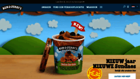 What Benjerry.nl website looked like in 2023 (This year)