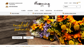What Blossominggifts.com website looked like in 2023 (This year)