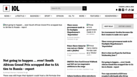 What Busrep.co.za website looked like in 2023 (2 years ago)