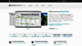 What Blogtraffic.de website looked like in 2023 (This year)