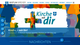 What Bistum-speyer.de website looked like in 2023 (This year)