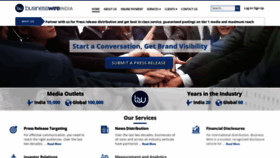 What Businesswireindia.com website looked like in 2023 (This year)