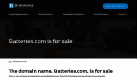 What Batteries.com website looked like in 2023 (This year)