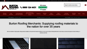 What Burtonroofing.co.uk website looked like in 2023 (This year)