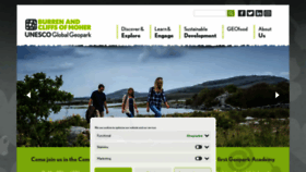 What Burrengeopark.ie website looked like in 2023 (This year)