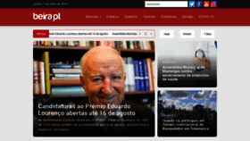 What Beira.pt website looked like in 2023 (This year)