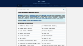 What Bullamix.org website looked like in 2023 (This year)