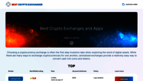 What Bestexchanger.io website looked like in 2023 (This year)