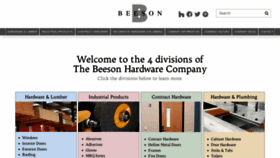 What Beesonhardware.com website looked like in 2023 (This year)