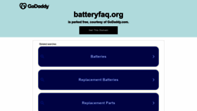 What Batteryfaq.org website looked like in 2023 (This year)