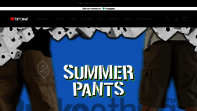 What Brokeclothing.com website looked like in 2023 (This year)