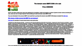 What Bbrt.com website looked like in 2023 (This year)