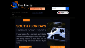 What Blueenergyelectric.com website looked like in 2023 (This year)