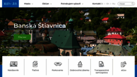 What Banskastiavnica.sk website looked like in 2023 (This year)