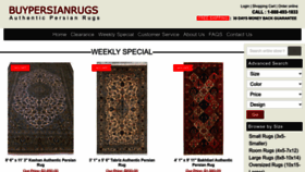 What Buypersiancarpets.com website looked like in 2023 (This year)