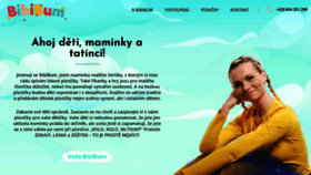 What Bibibum.cz website looked like in 2023 (This year)