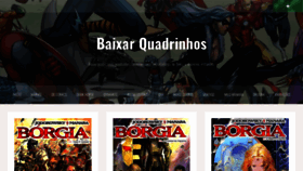 What Baixarquadrinhos.net website looked like in 2023 (This year)