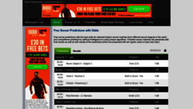 What Bettinginf.com website looked like in 2023 (This year)
