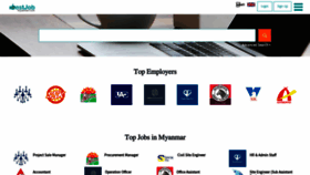 What Bestjobmyanmar.com website looked like in 2023 (This year)