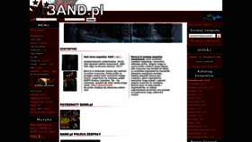 What Band.pl website looked like in 2023 (This year)