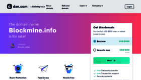 What Blockmine.info website looked like in 2023 (This year)