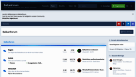 What Balkanforum.at website looked like in 2023 (This year)
