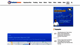 What Batamnews.co.id website looked like in 2023 (This year)