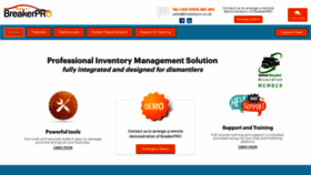 What Breakerpro.co.uk website looked like in 2023 (2 years ago)