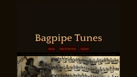What Bagpipetunes.intertechnics.com website looked like in 2023 (This year)