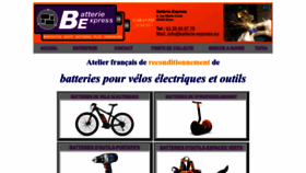 What Batterie-express.eu website looked like in 2023 (This year)