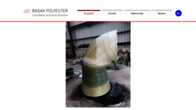 What Basakpolyester.com website looked like in 2023 (This year)