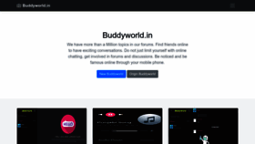 What Buddyworld.in website looked like in 2023 (This year)
