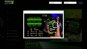What Bandarlotre168.org website looked like in 2023 (This year)
