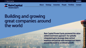 What Baincapitalprivateequity.com website looked like in 2023 (This year)