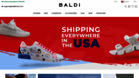 What Baldishoes.com website looked like in 2023 (This year)