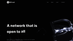 What Bifrostnetwork.com website looked like in 2023 (This year)